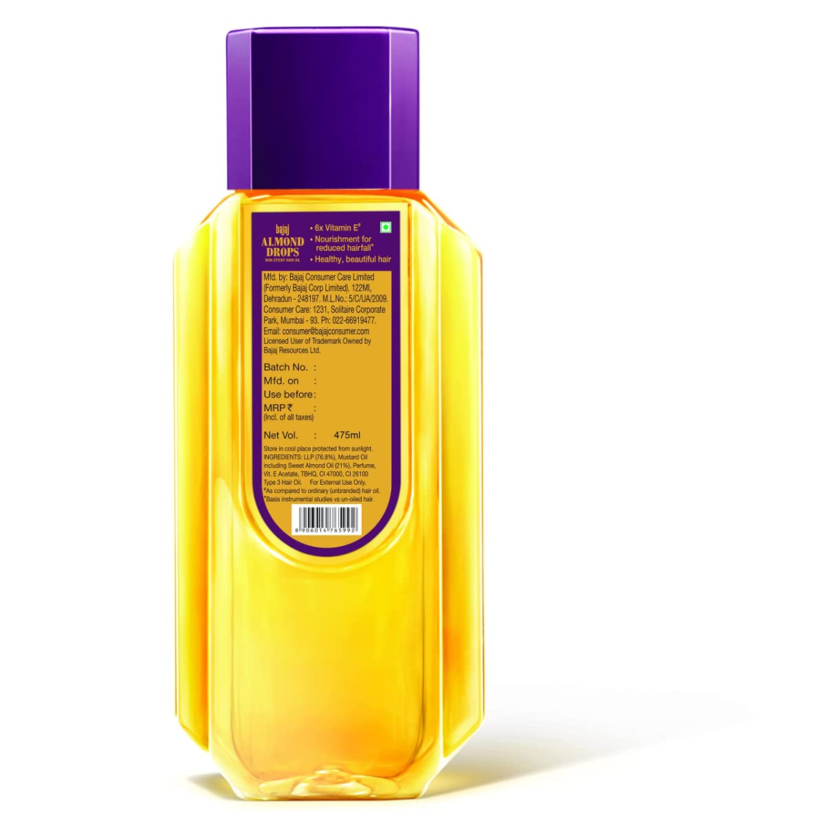 Bajaj Almond Drop Hair Oil, 285ml