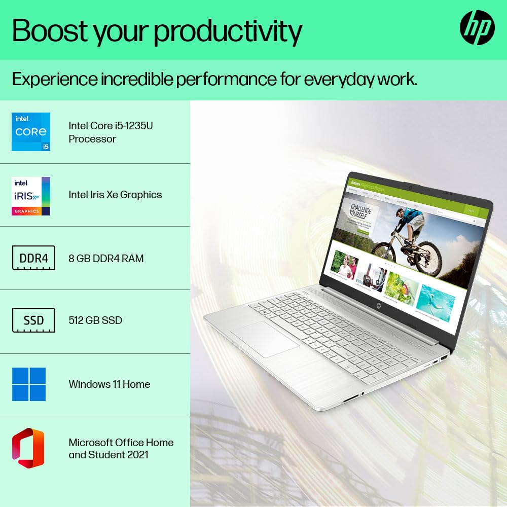 HP Laptop 39.6 cm 15s-fq5329TU