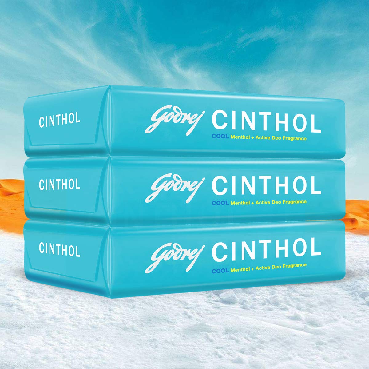 Cinthol Cool Soap, 125g (Pack of 3)