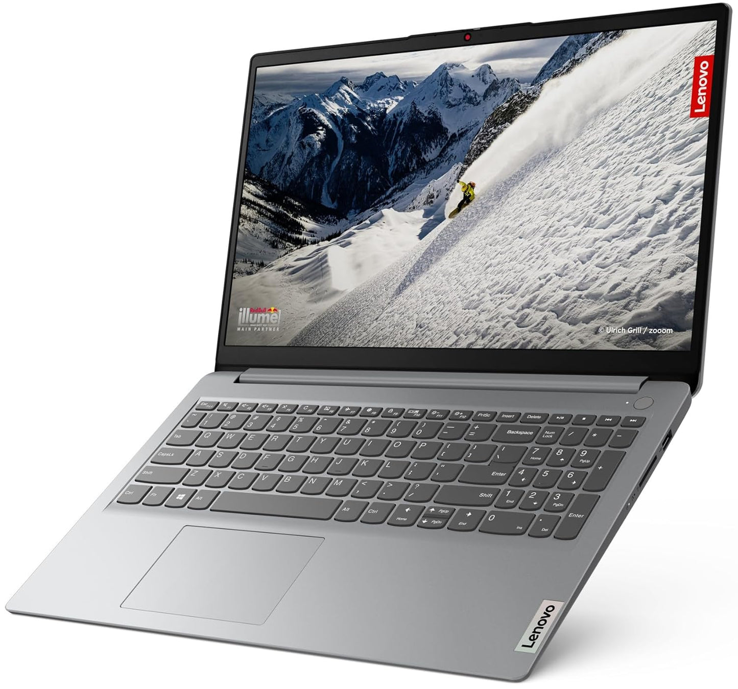 Lenovo 82R400BGIN IdeaPad Slim 1 Laptop (AMD Ryzen R5 5500U, 15.6"FHD Anti-Glare, 8 GB RAM, 512 GB SSD, Win 11, MS Office 2021, Cloud Grey, 1 Yr Onsite Warranty & ADP)