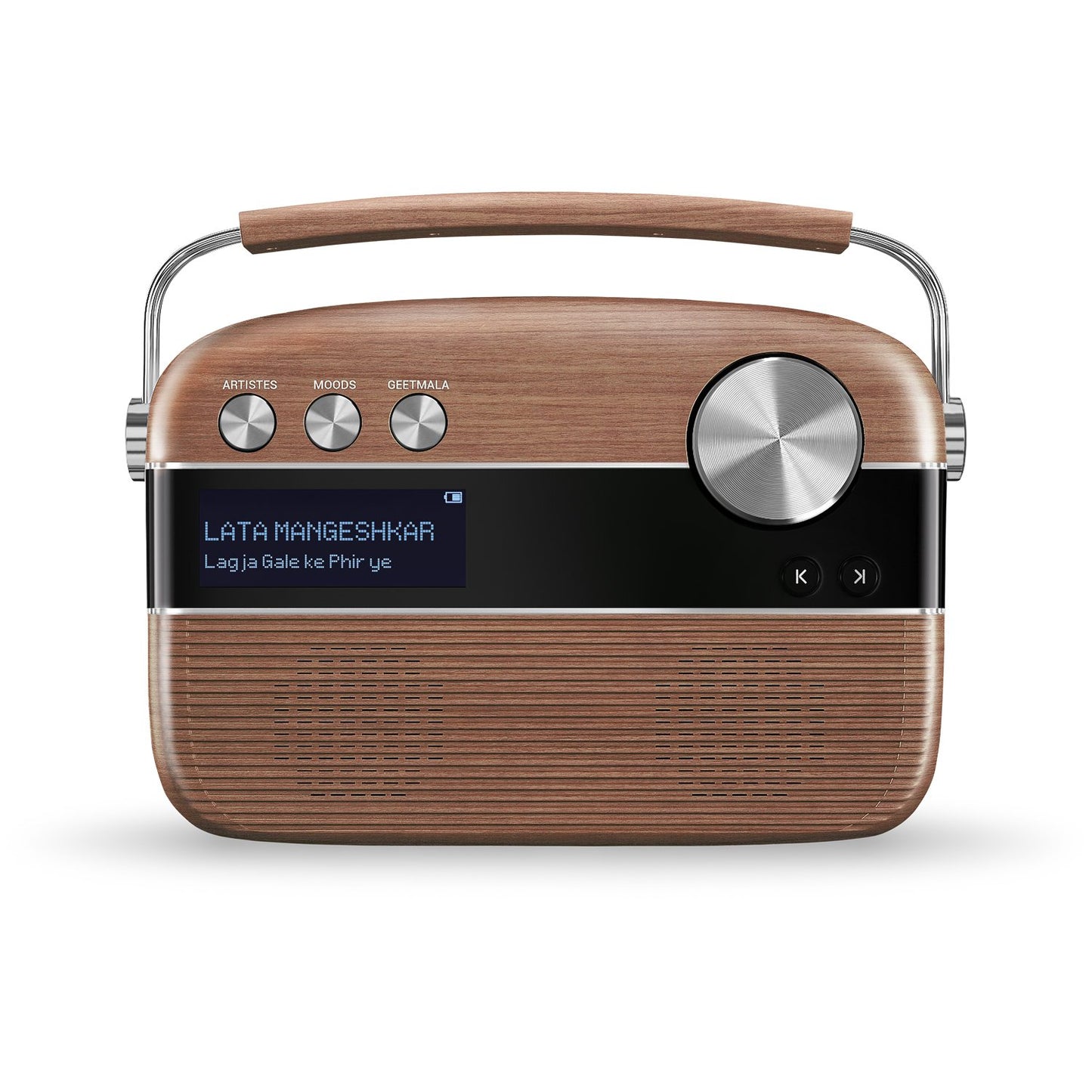 Saregama Carvaan Hindi - Oakwood Brown