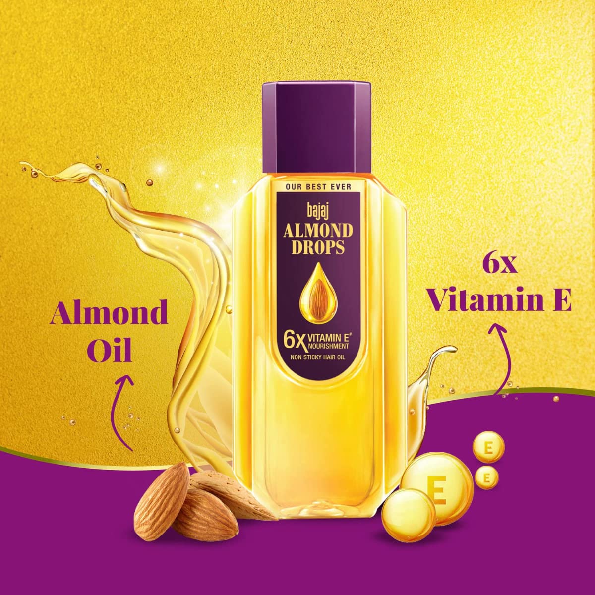 Bajaj Almond Drop Hair Oil, 190ml