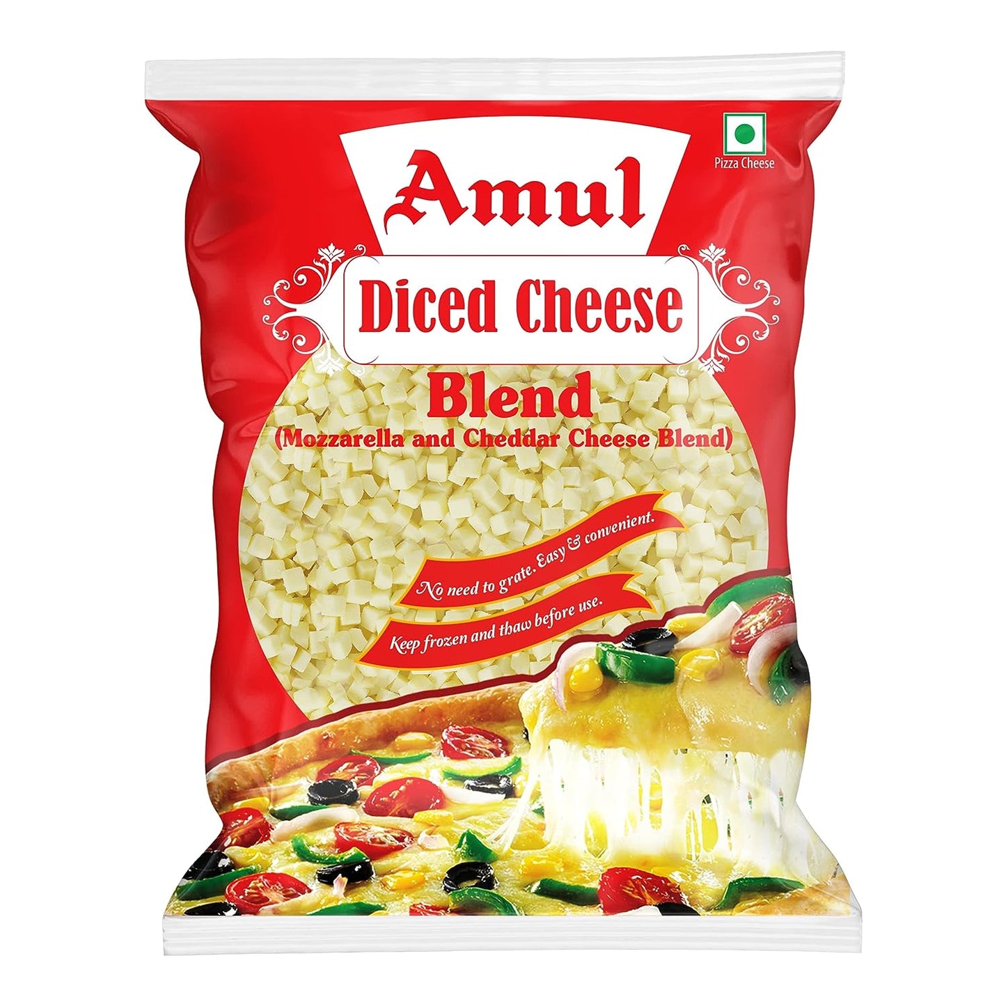 Amul Blend Diced Cheese, 200g