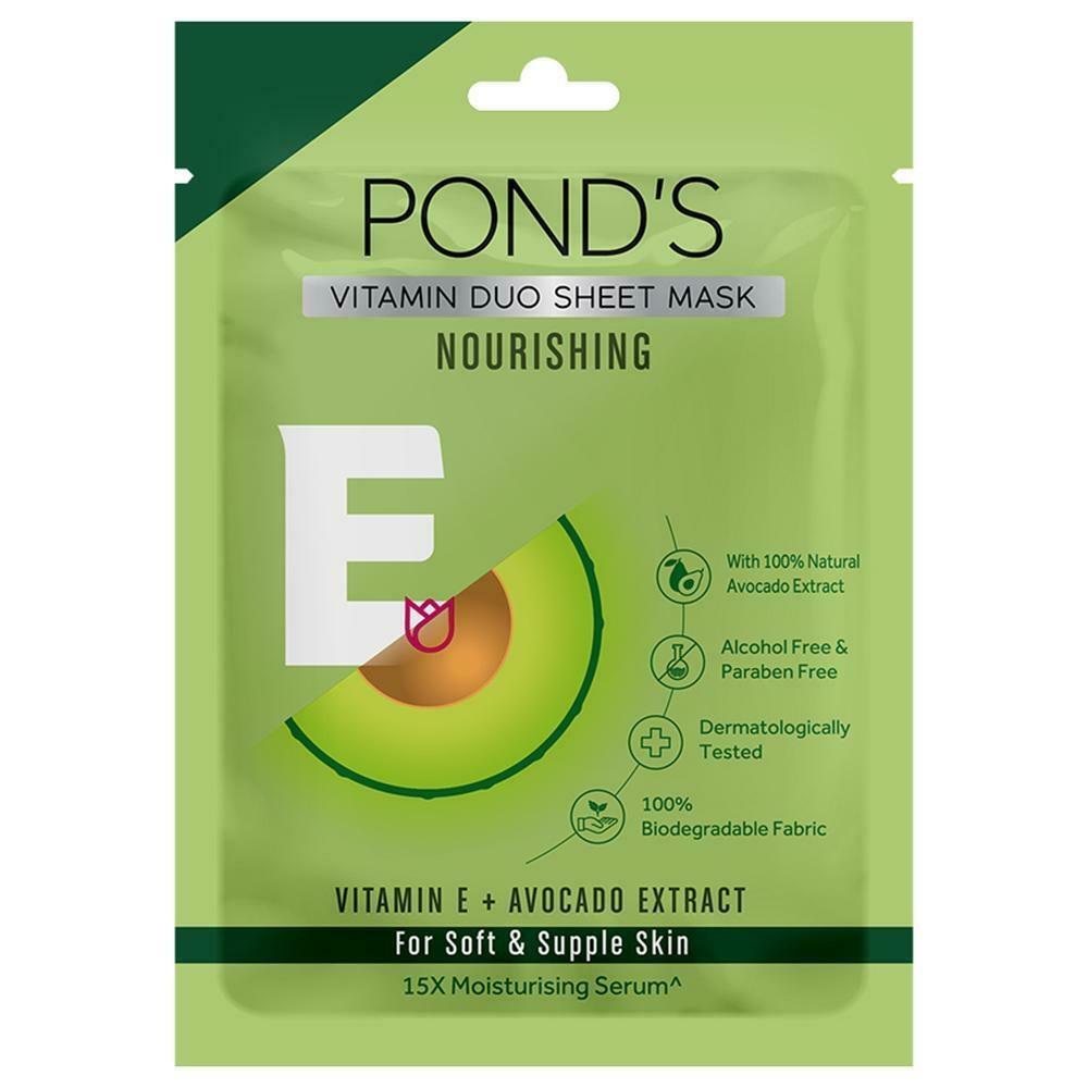 Ponds Nourishing Sheet Mask (Vitamin E + Avocado Extract)