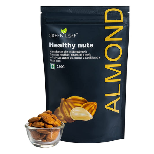 Green Leaf Dry Fruit Premium California Almonds 250g