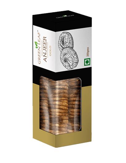 Green Leaf Premium Dry Fruit Anjeer / Figs, 250g