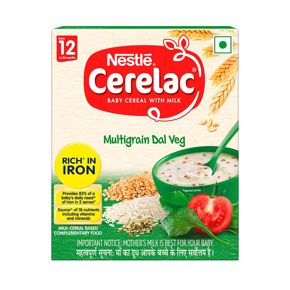 Nestle Cerelac Multigrain Dal Veg (From 12 to 24 Months)