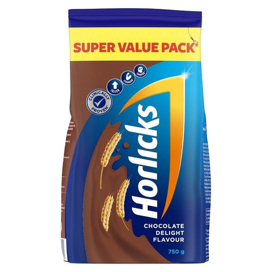 Horlicks Chocolate Drink Pouch, 750g