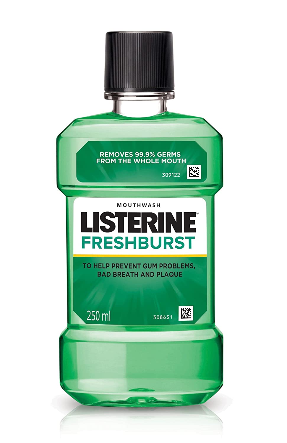 Listerine Fresh Burst Mouthwash, 250ml
