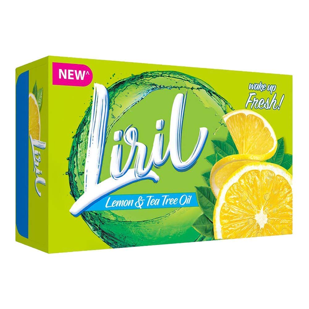 Liril Lime & Tea Tree Oil Soap, 75g (Pack of 3)