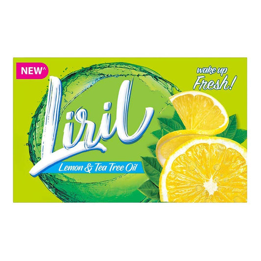 Liril Lime & Tea Tree Oil Soap, 75g (Pack of 3)