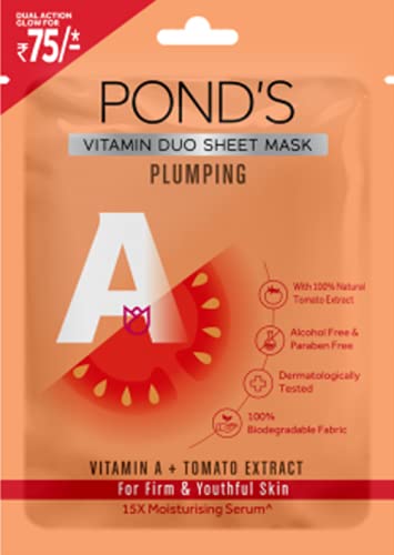 Ponds Plumping Sheet Mask (VItamin A + Tomato Extract)