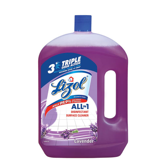 Lizol Disinfectant Surface Cleaner - Lavender, 2 Litre