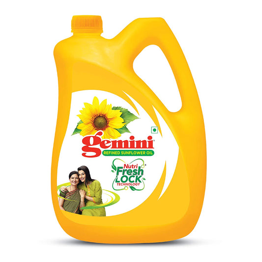 Gemini Sunflower Oil Jar, 5 Litre