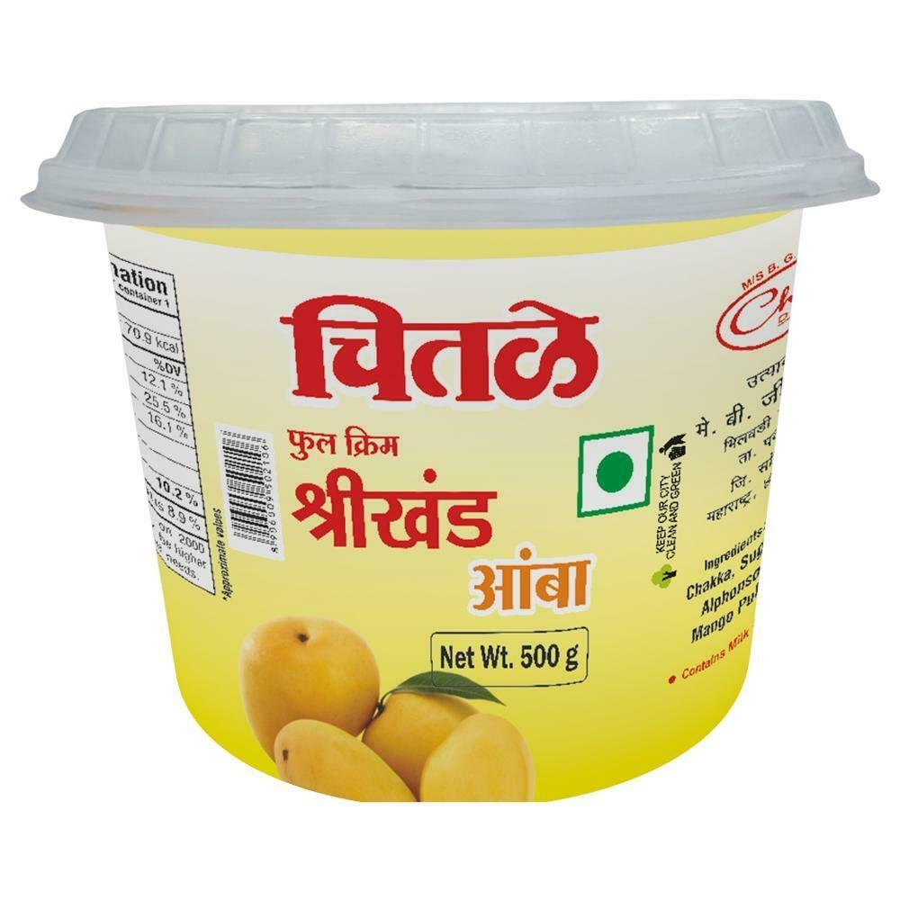 Chitale Amba Full Cream Shrikhand, 500g