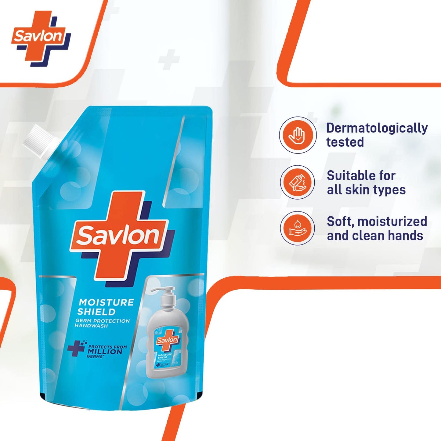 Savlon Moisture Shield Hand Wash Refill, 750ml