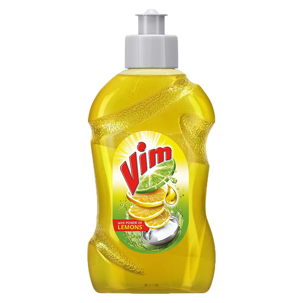 Vim Dishwash Liquid Bottle, 250ml