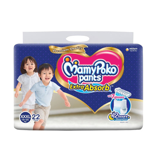 Mamy Poko Extra Absorb Pants, XXXXL (15-25 Kg) - Pack of 22